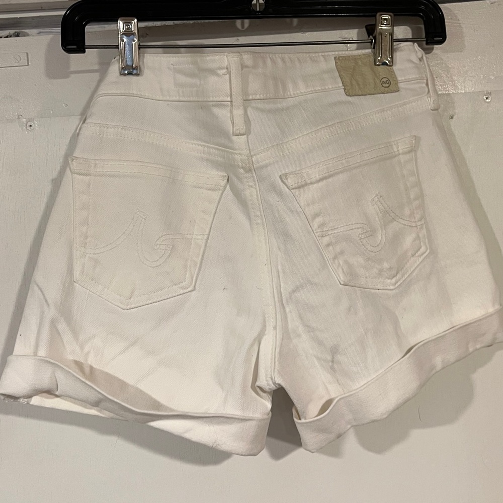 AG White Jean Shorts